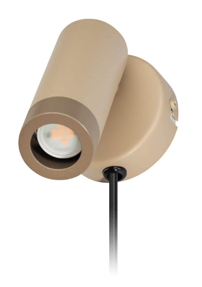 ETH Zandkleurige wandlampMiller Sand enkel - 05-WL2160-59