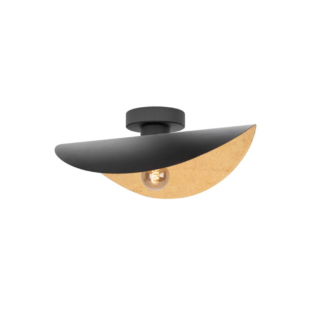 Stars of Light Zwarte plafondlamp Saceda met goud - 390391