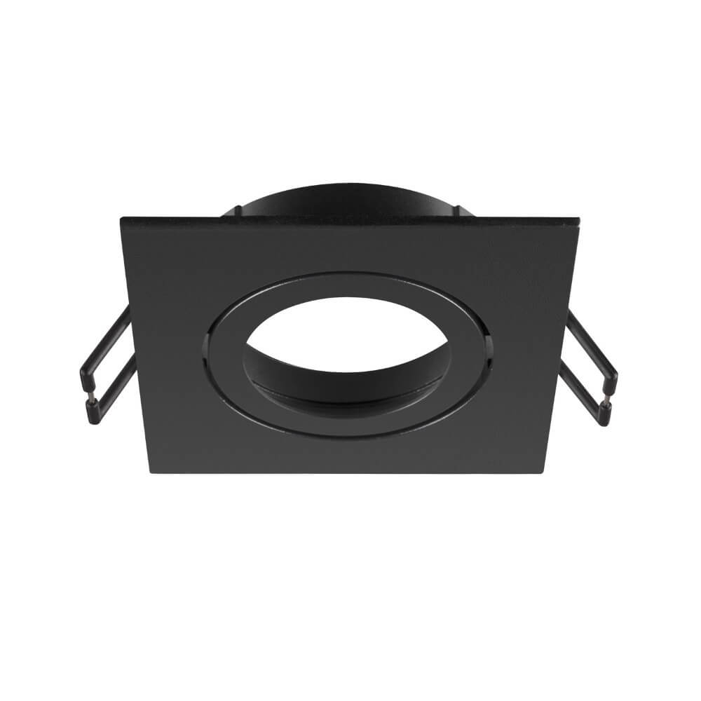SLV Inbouwring New Tria 68 vierkant zwart - zonder fitting - 1007329