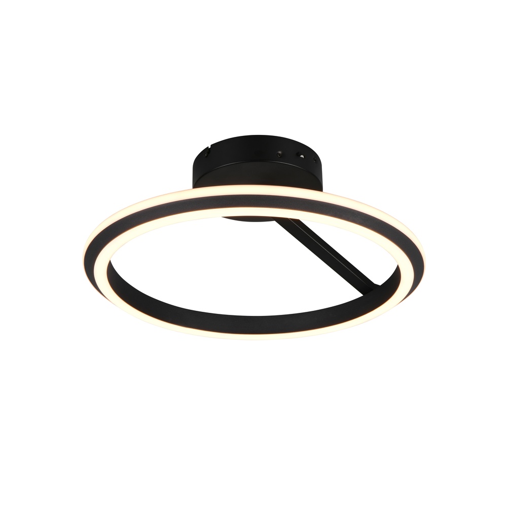 Trio Ronde plafondlampAmador zwart - 635510132