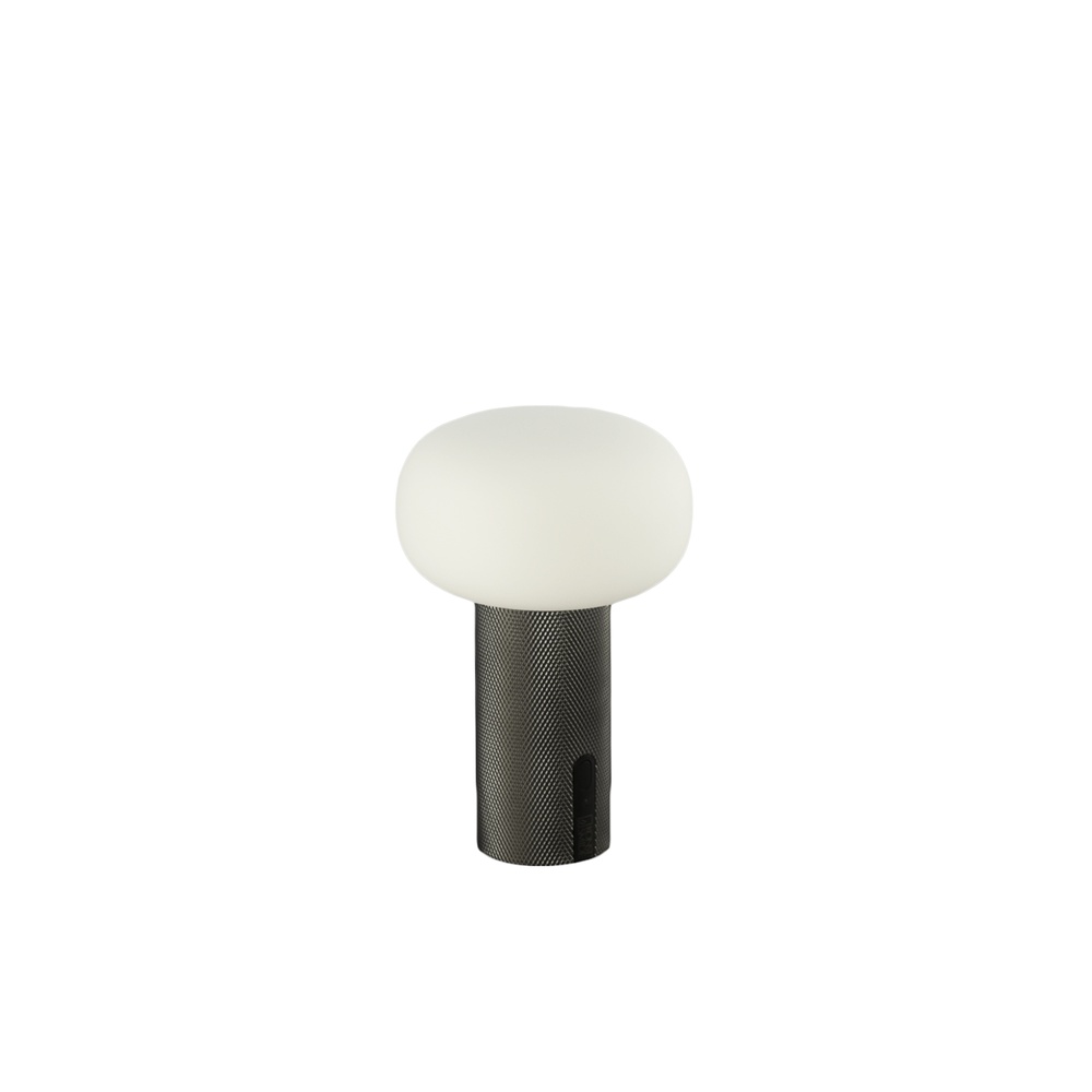 KonstSmide Design tafellamp Antibes mini nikkel oplaadbaar - 7894-001
