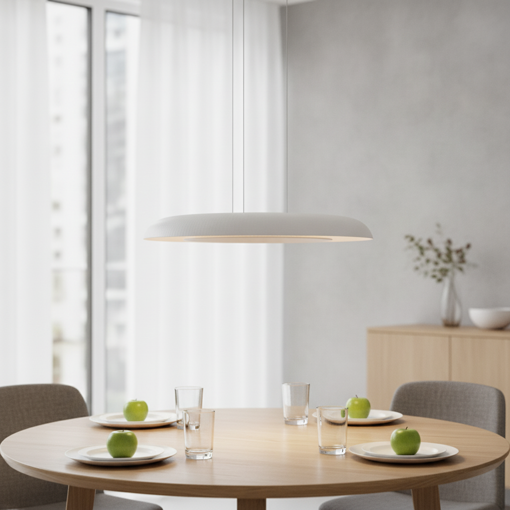 Lyora Moderne hanglampEpos Ø 60cm wit - 110915