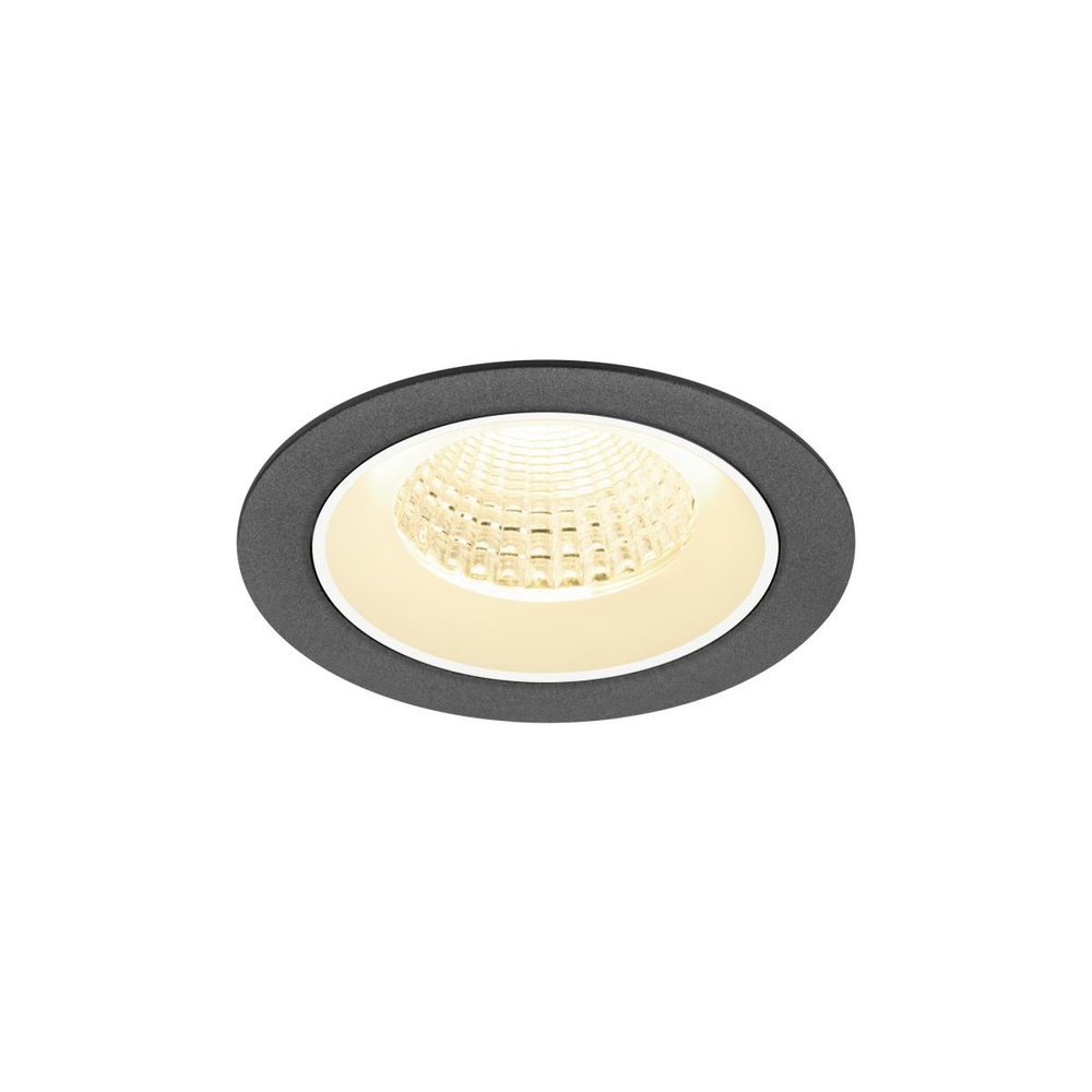 SLV InbouwspotNuminos M zwart/wit 3000K - 55gr - 1009620