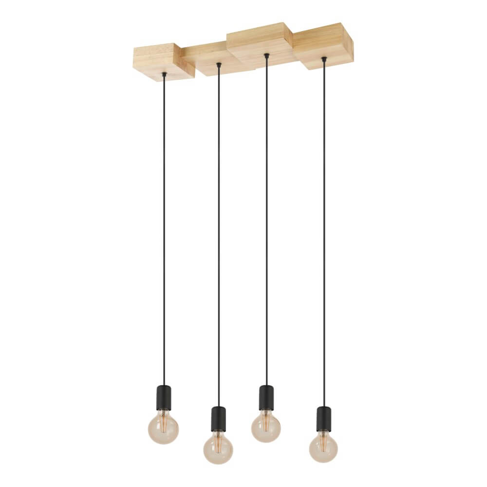 Eglo 4-lichts hanglamp Halkin design - 43799