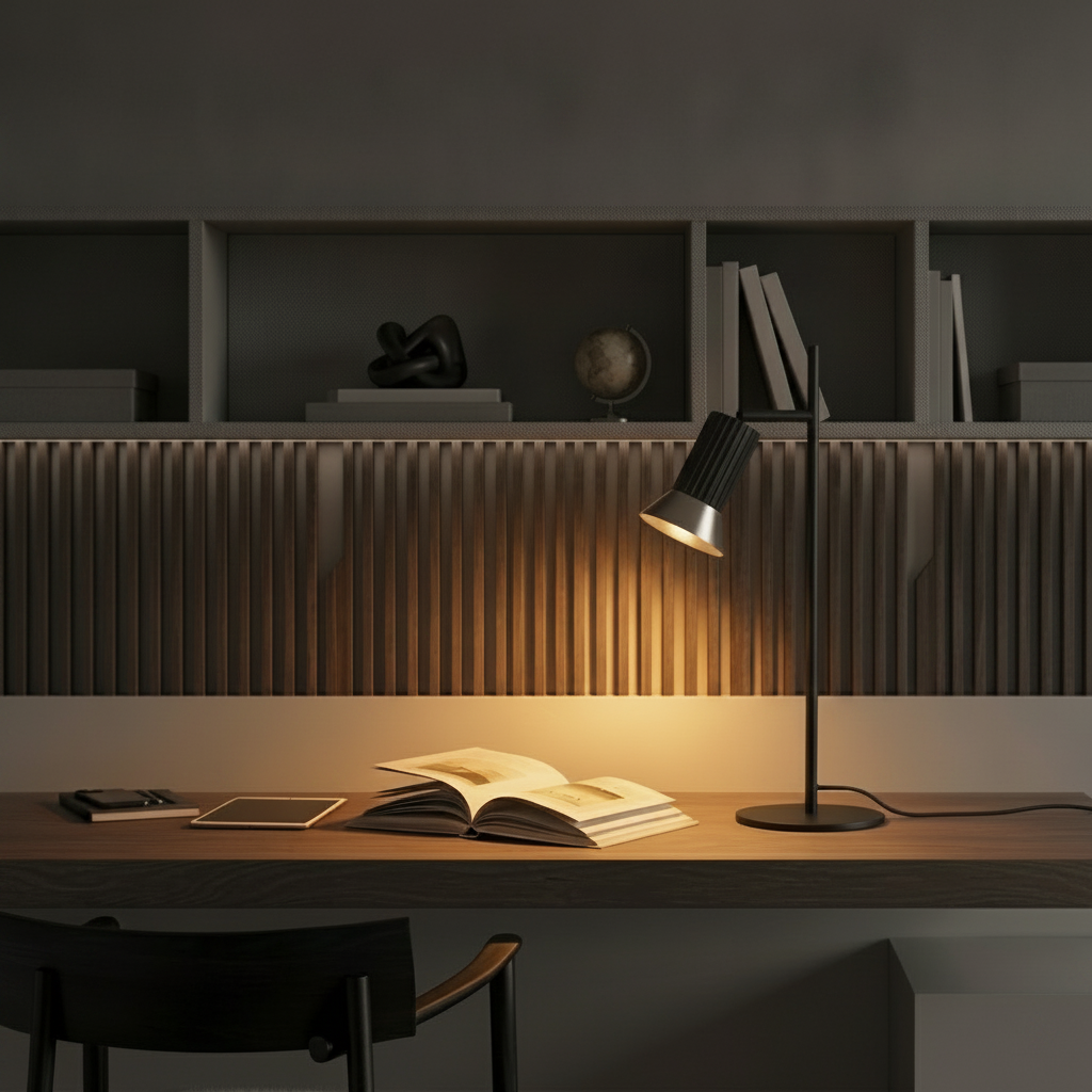 Lyora Design tafellampLuvia zwart met brons - 9011449