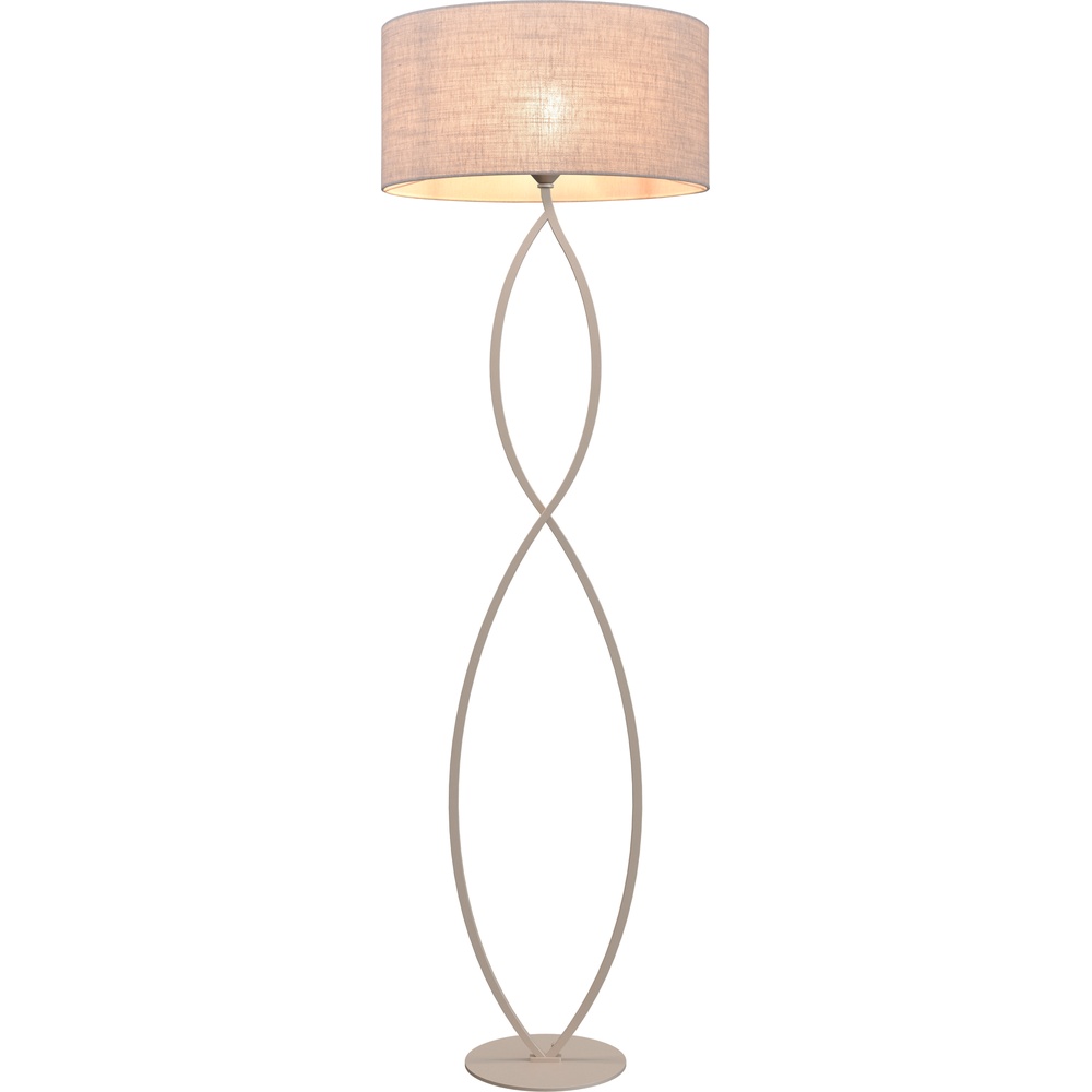 Vloerlamp Terry Duno beige terra