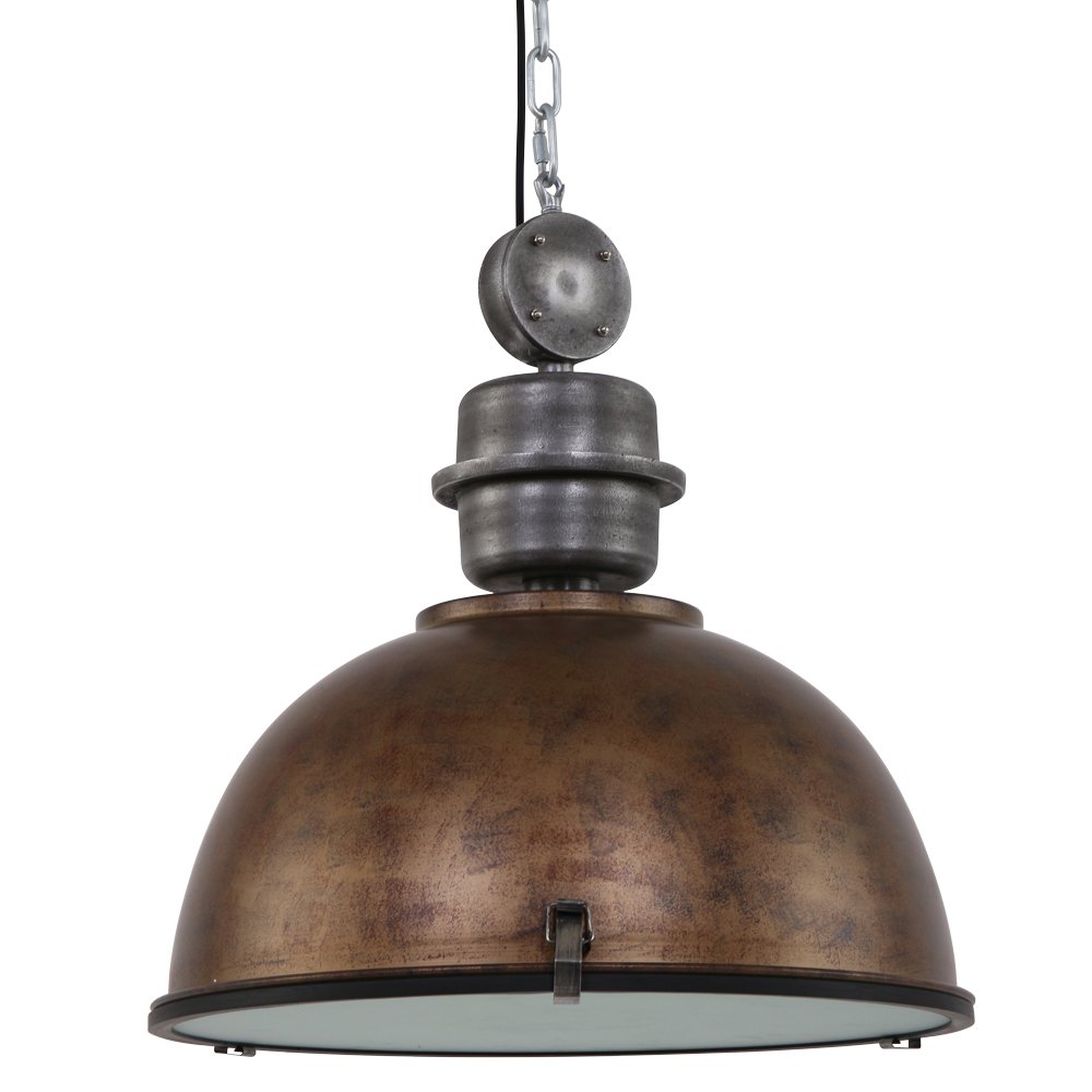 Steinhauer HanglampBikkel XXL antiekbruin met nikkel - 7834B