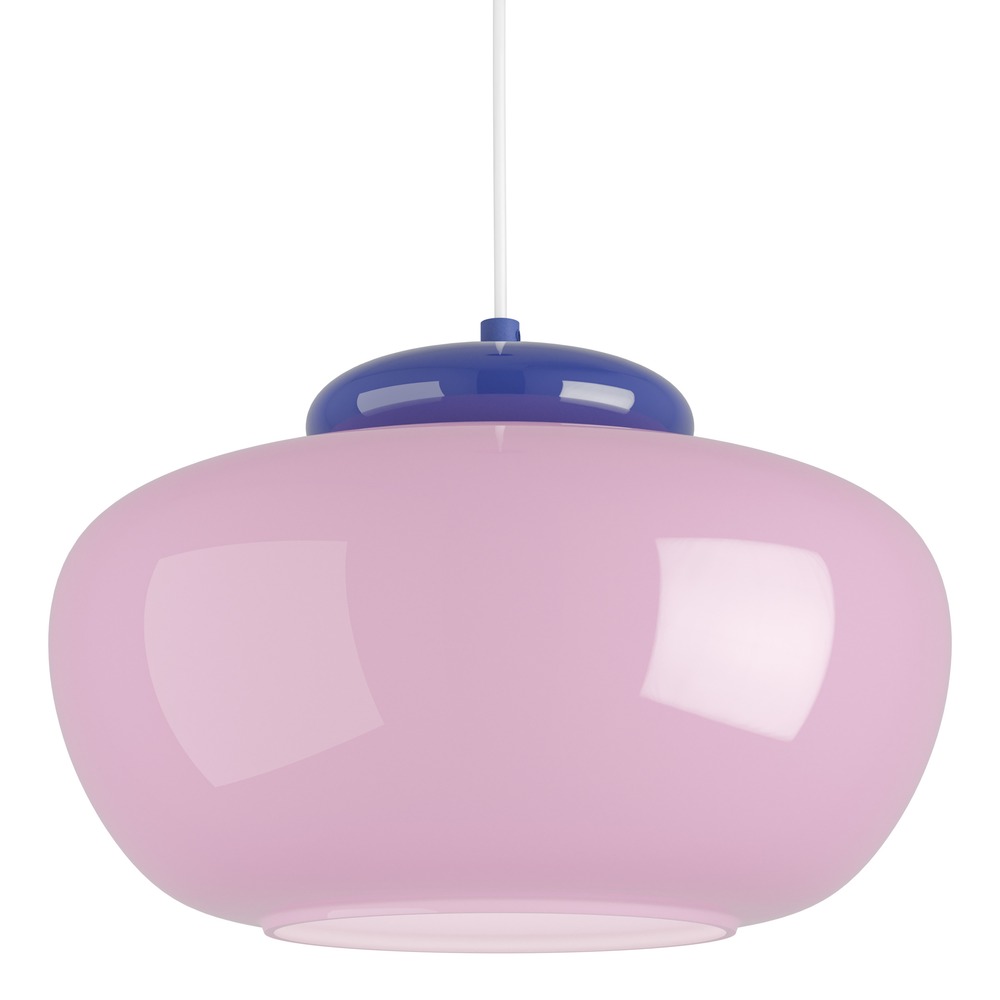 Design hanglamp Berardelli roze met blauw Ø 30cm Eglo 9008606404971