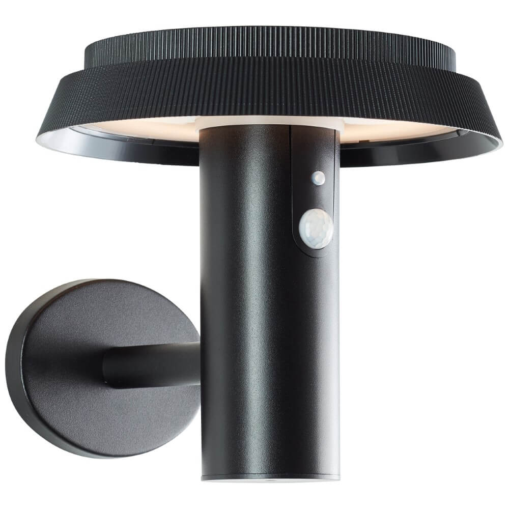 Brilliant Zwarte wandlampAlvero met sensor - G40430/06