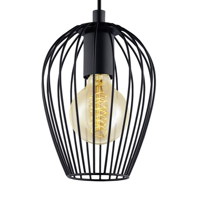Eglo Vintage hanglampNewtown 16cm zwart - 49477