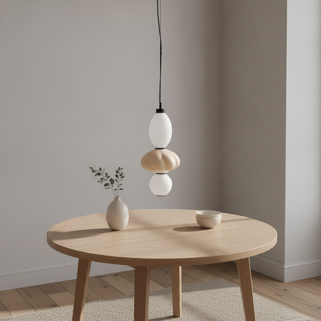 Lyora HanglampOneta wit - beige - 9009156