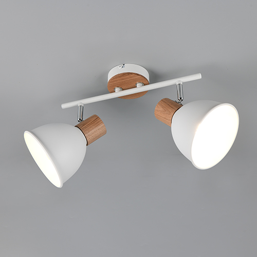 Trio PlafondlampDelume dubbel wit - R86672031