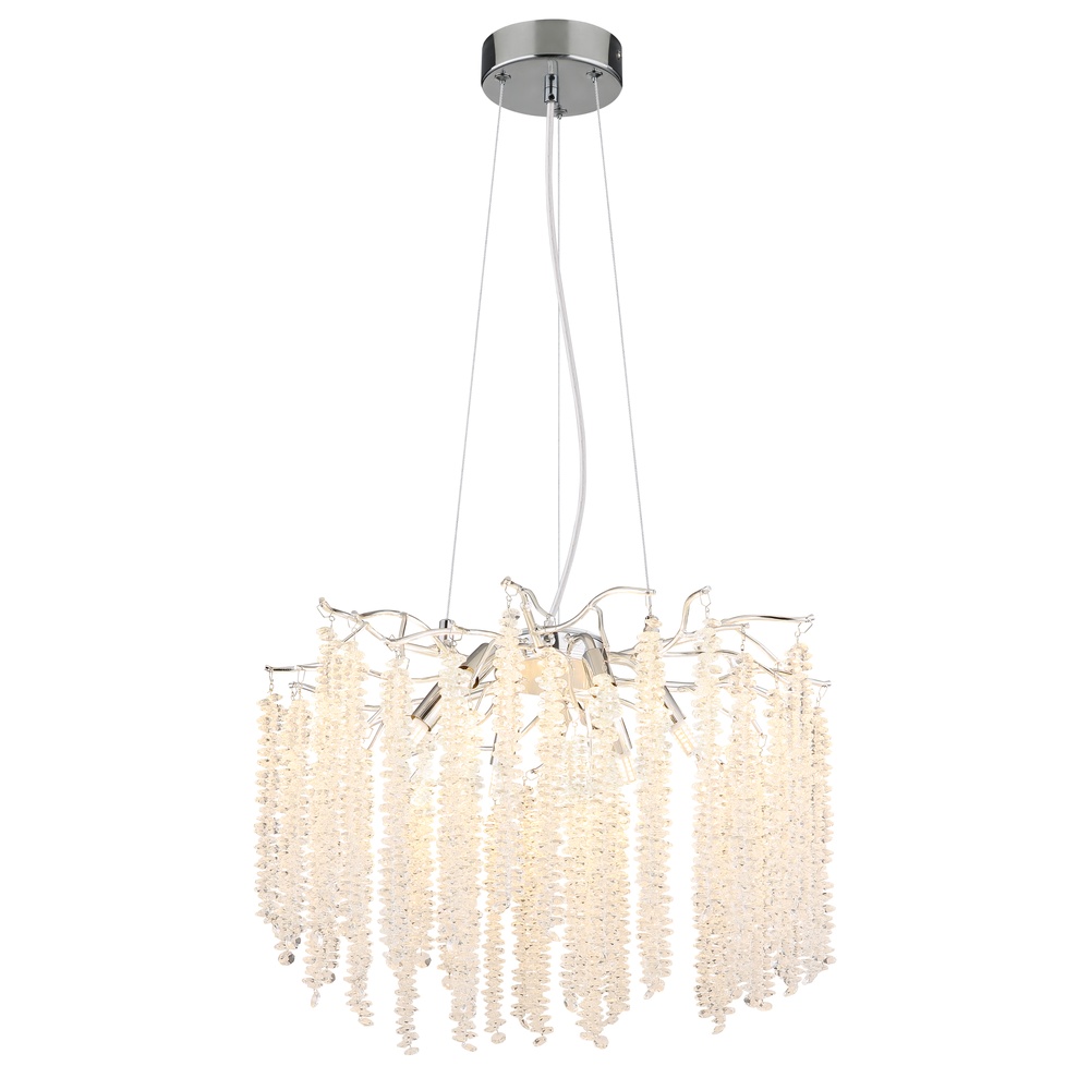 Globo Hanglamp Laverne chroom rond - 64137-6