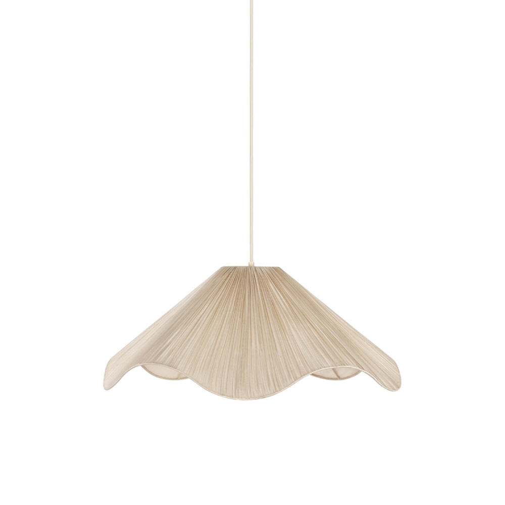 Light & Living Japandi hanglamp Mealha Ø 60cm wit - 2999943