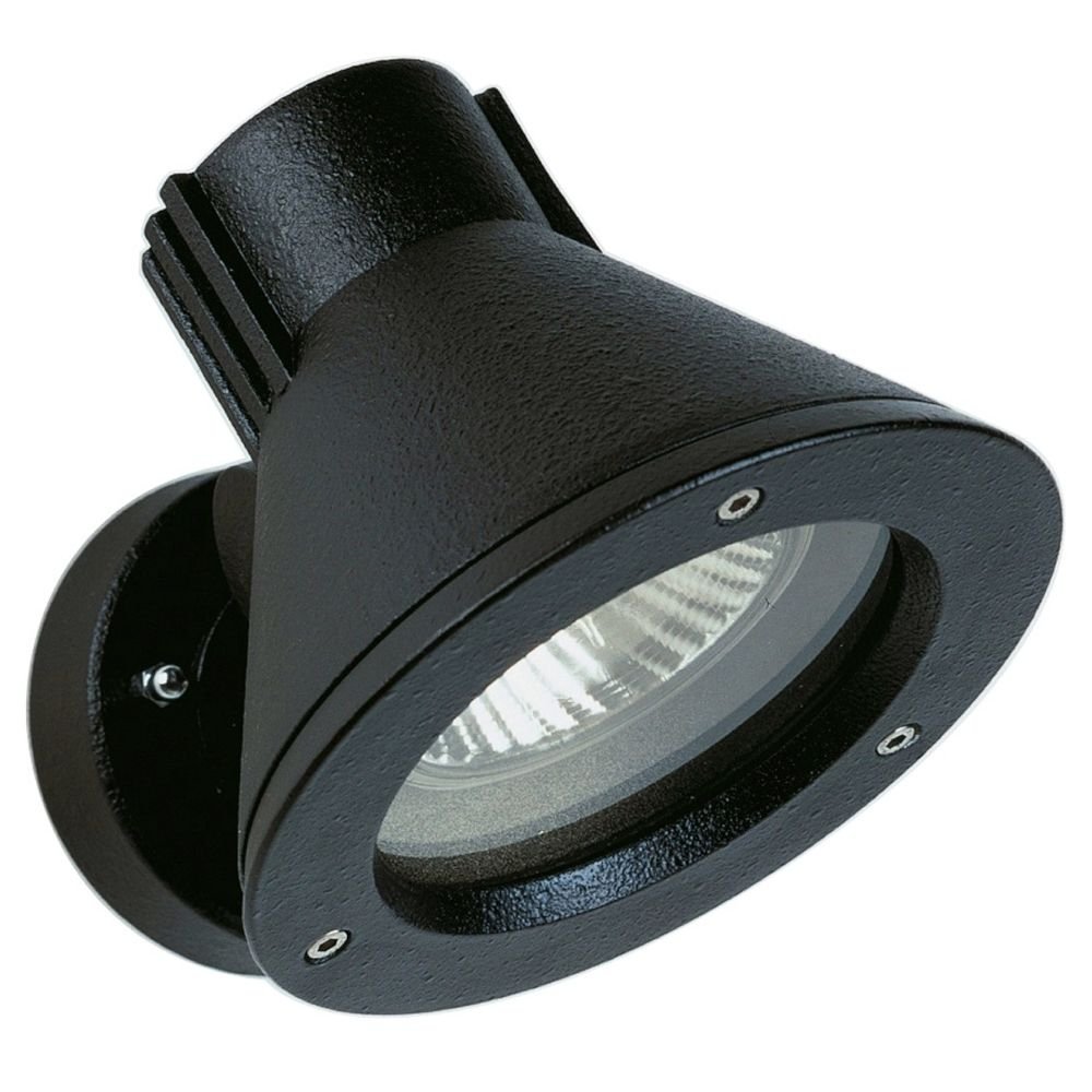 Albert Zwarte wandspot buitenOrientable 15cm - 662155