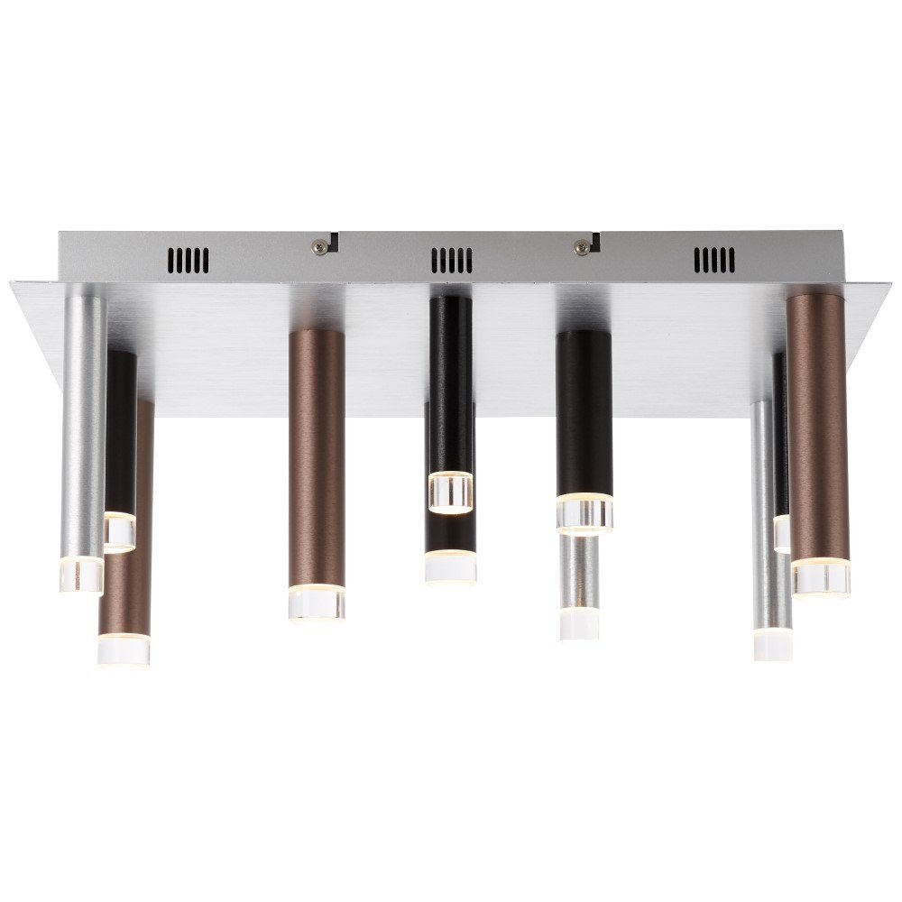 Brilliant Vierkante plafondlampCembalo met led - G93769/20