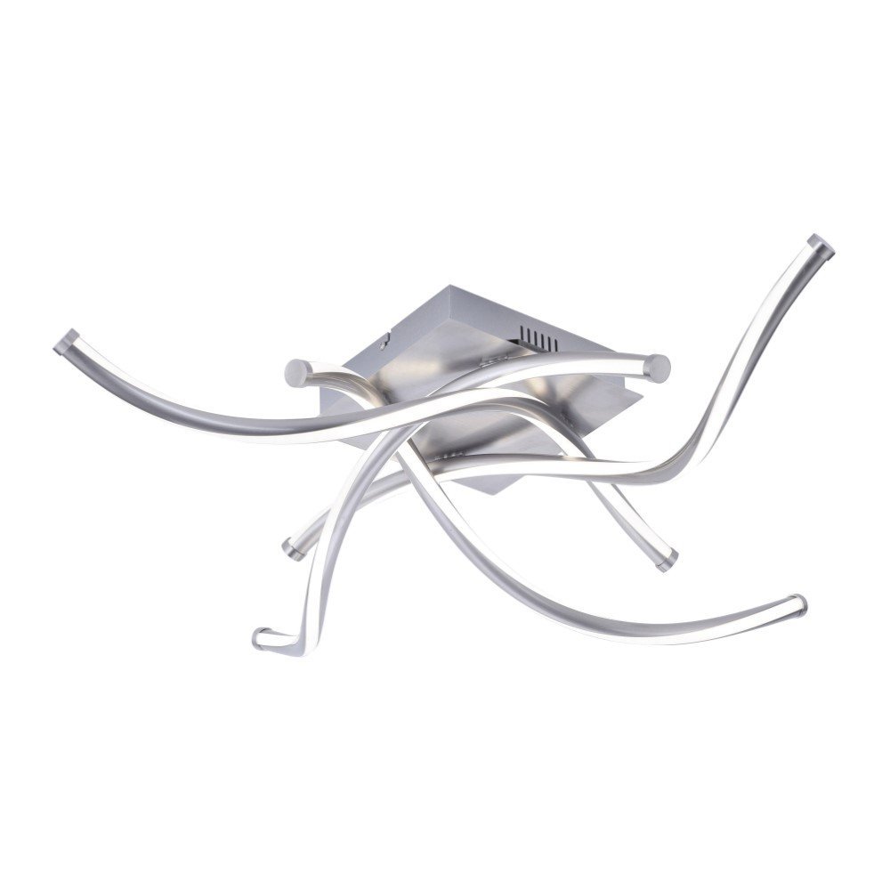 Paul Neuhaus Smart plafondlampQ-Malina 4x12,5w - 2700-5000K metaalgrijs - 6539-55 afbeelding