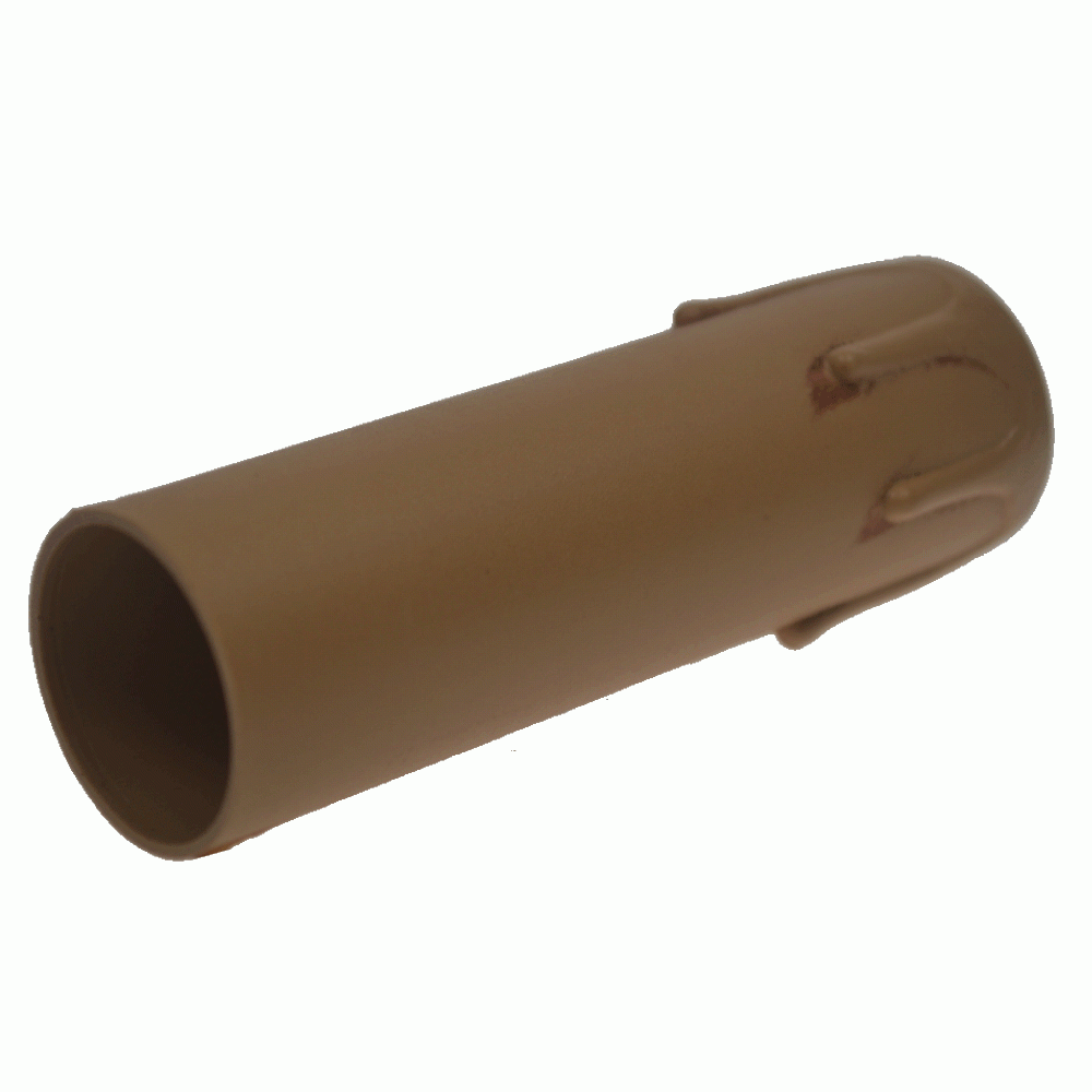 Fittinghuls Pod - 8cm met druipkaars effect Vtac 8717692021719