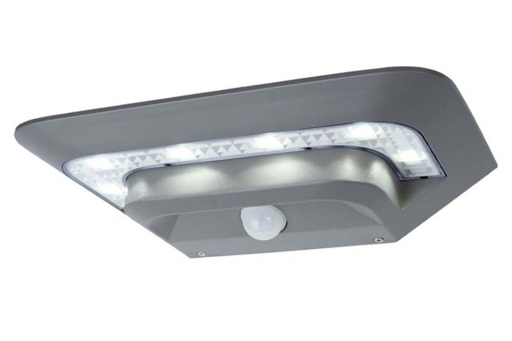 Lutec Solar wandlampGhost Solar zilvergrijs - 6901401337