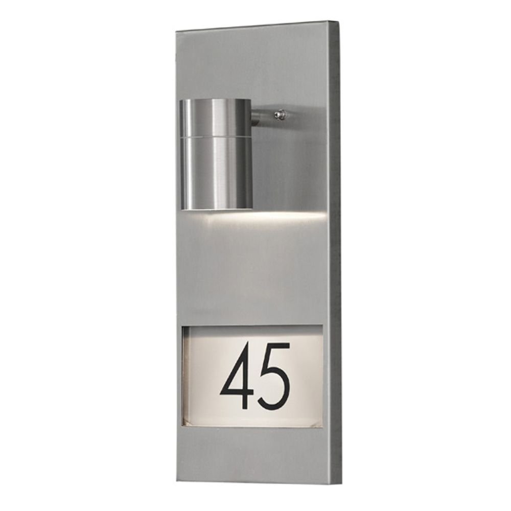 KonstSmide Wandspot Modena Adress RVS met huisnummer - 7655-000