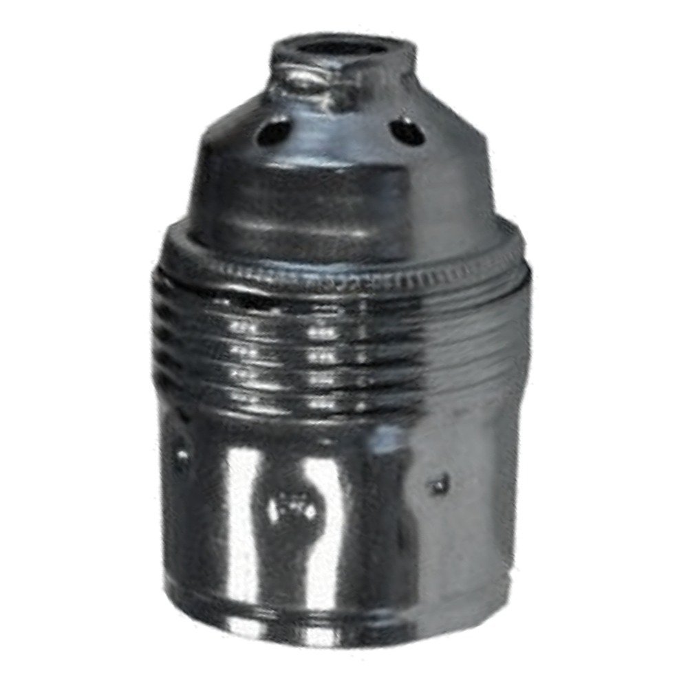 Vtac LamphouderE27 - Base chroom glad - 6042862