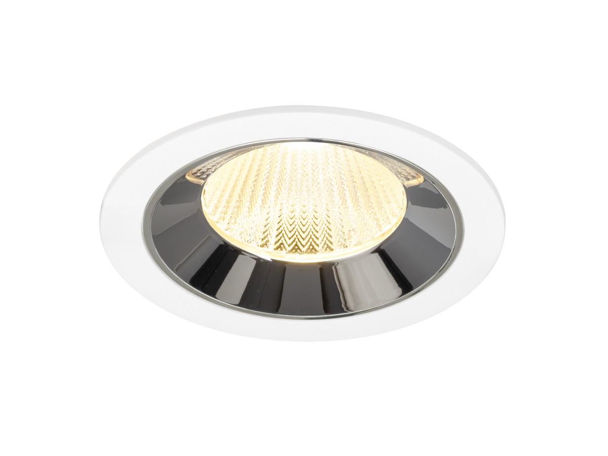SLV InbouwspotNuminos L wit/chroom 3000K - 40gr - 1009788