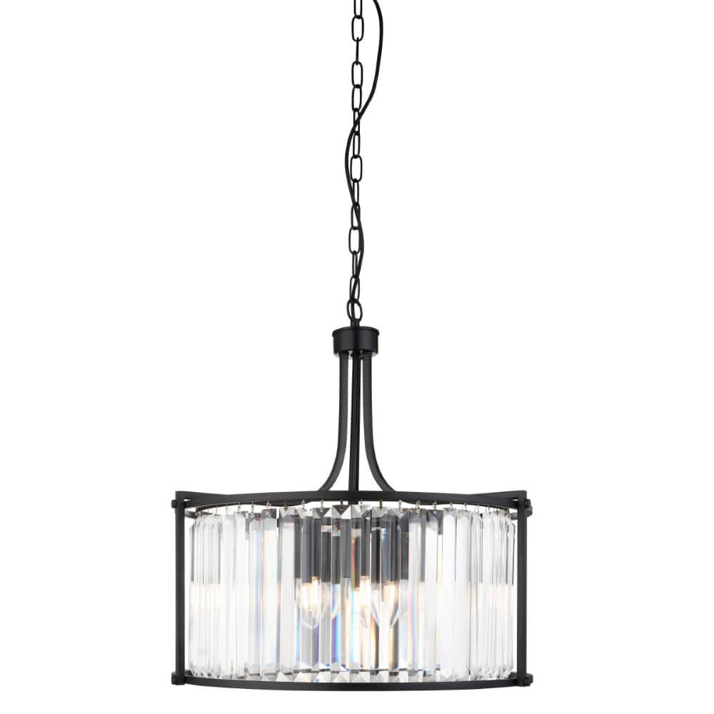 Searchlight Zwarte klassieke kroonluchterVictoria - 8295-5BK
