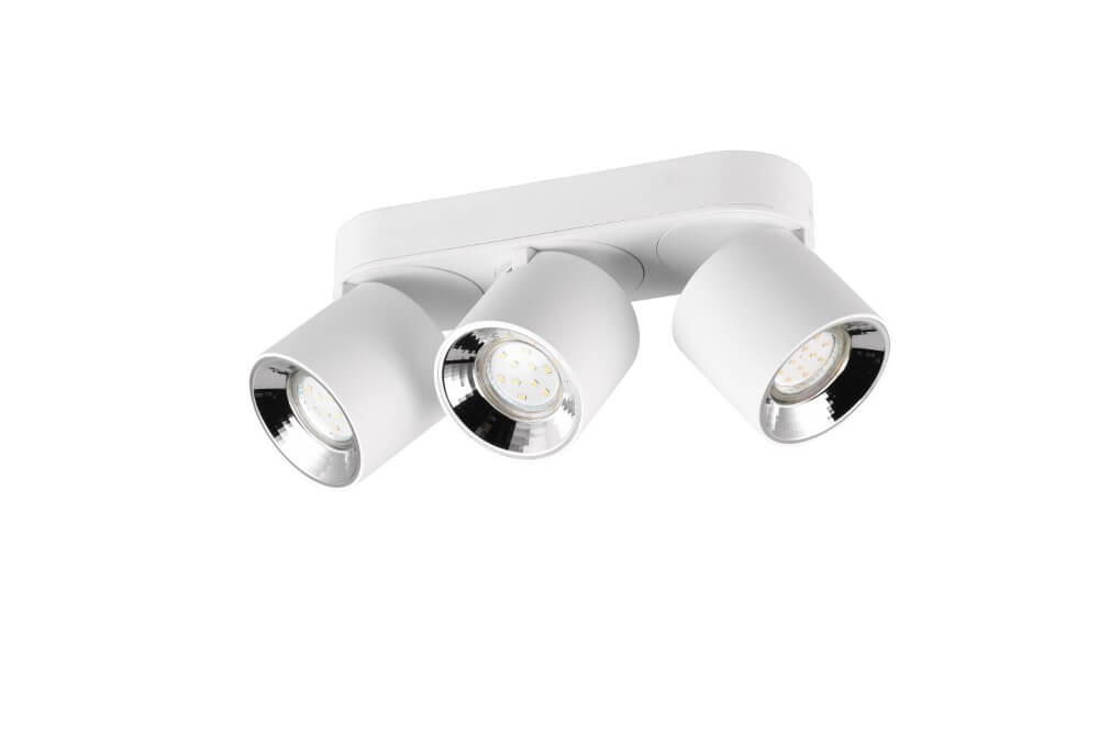 Trio PlafondlampGuayana 3-lichts wit - 651000331