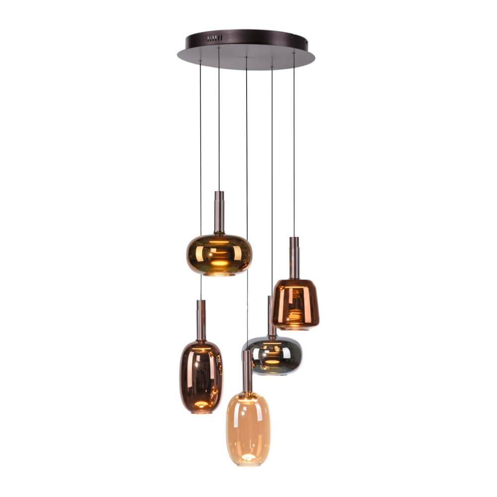 Paul Neuhaus Vrolijke hanglamp Irides 6-lichts rond - 2682-70