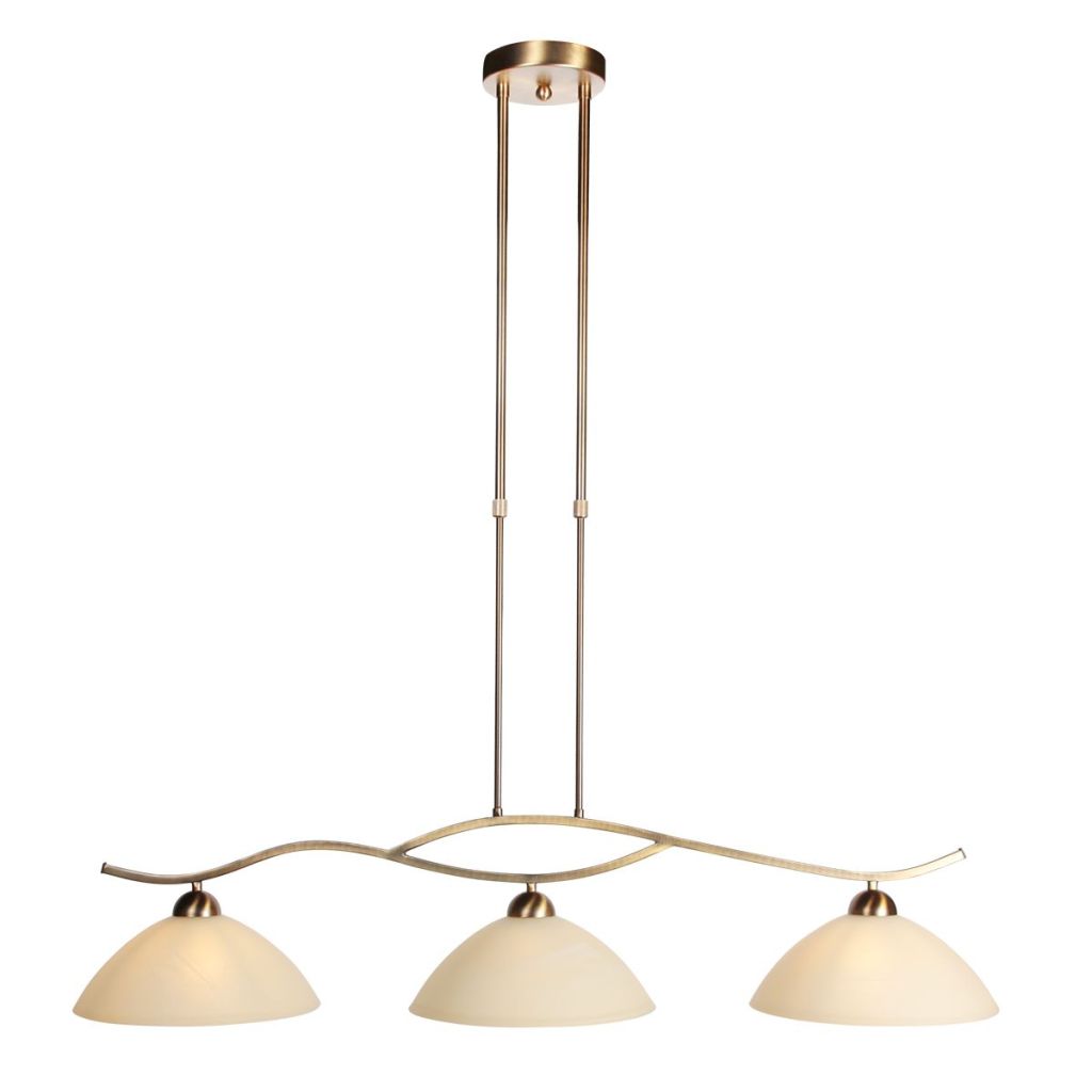Steinhauer Klassieke hanglampAnthea 3-lichts brons - 4326BR
