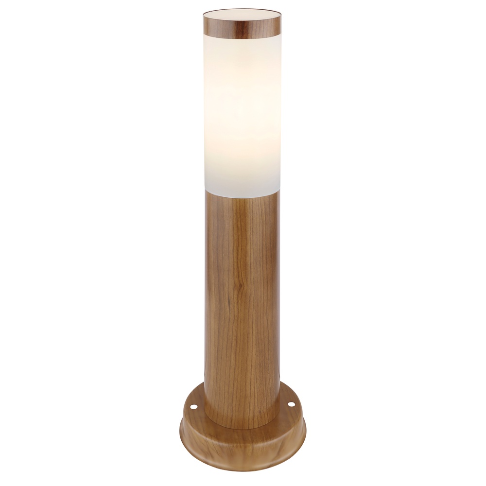 Globo Tuinlamp Boston hout met wit - 3158W