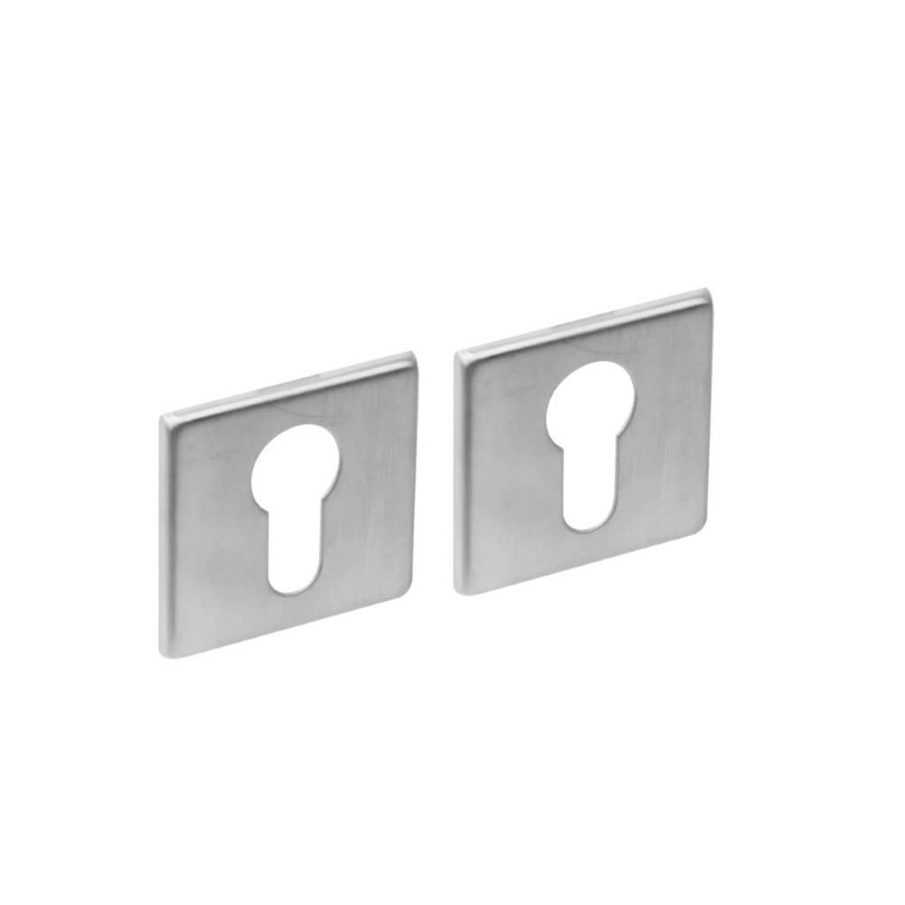 Intersteel Set van 2 cilinderrozettenTira vierkant RVS - 0035.343287