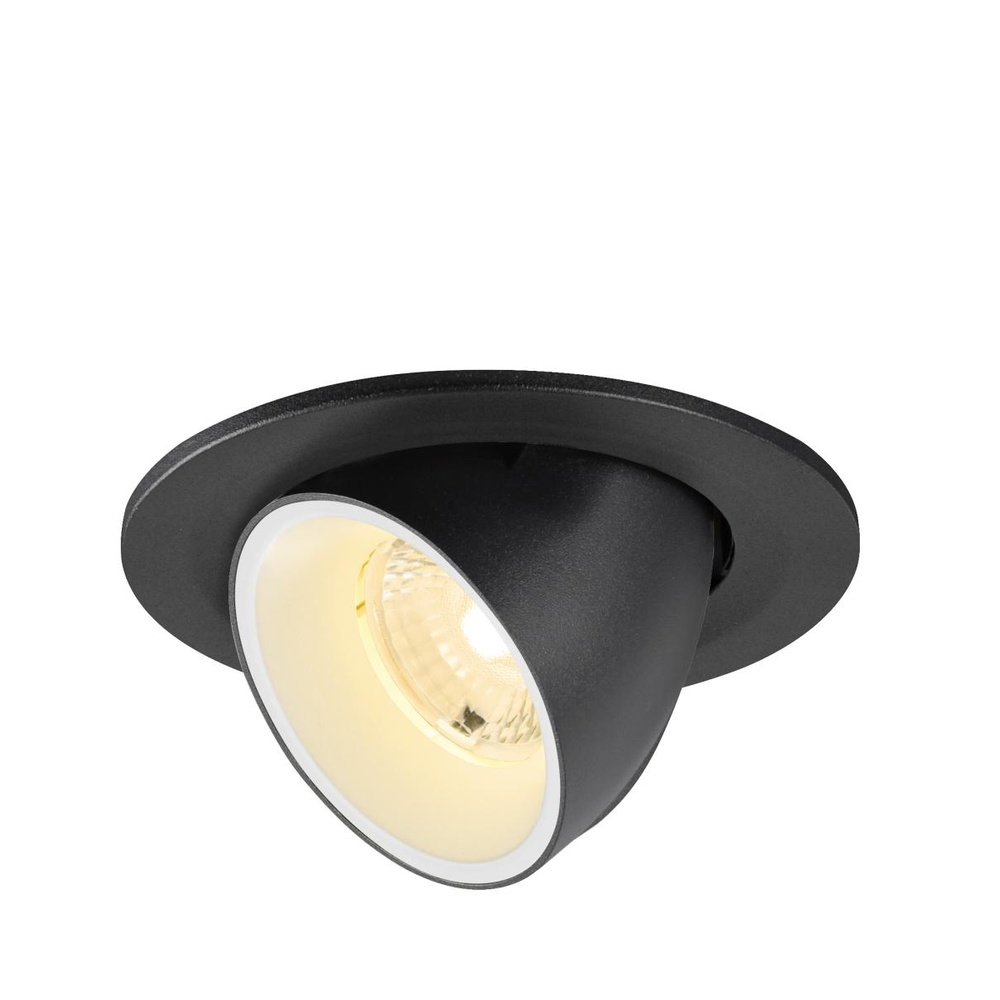 SLV InbouwspotNuminos Gimble S zwart/wit 3000K - 40gr - 1009401
