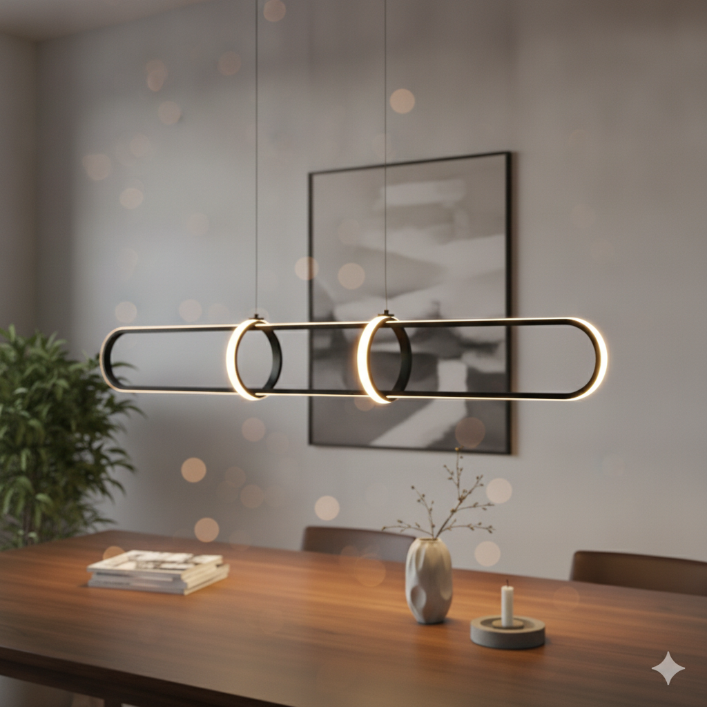 Lyora Design hanglampArte langwerpig zwart - 9113121