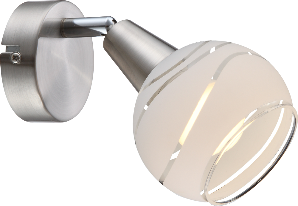 Globo Wandlamp Elliott nikkel - 54341-1