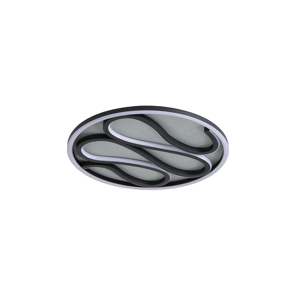 Searchlight PlafonniereZendisc slinger zwart - 81100-39BK
