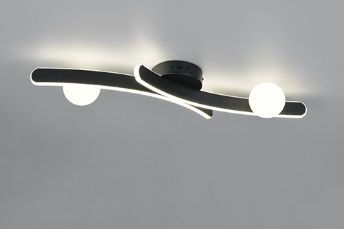 Trio Design plafondlampNapoli zwart - 637910232 afbeelding