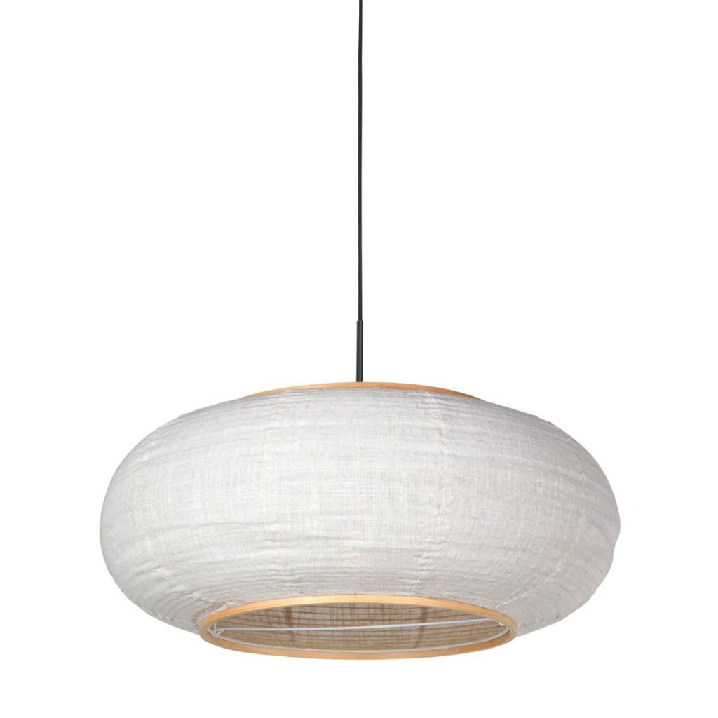 Steinhauer HanglampSilva Alba met witte kap Ø60cm - 4640ZW