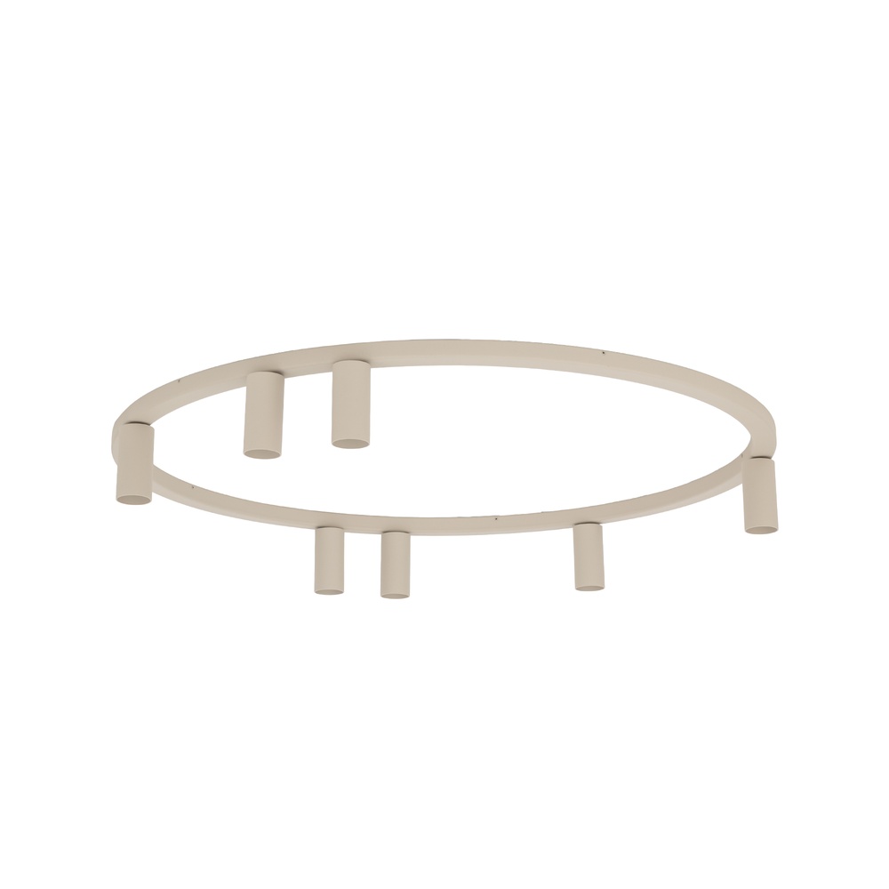 Lyora Cirkel opbouwspotsFourty 7x GU10 - beige - 11948