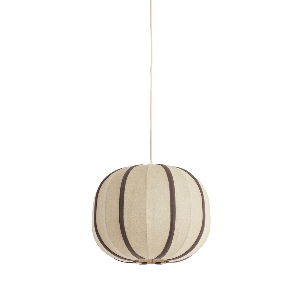Light & Living Japandi hanglamp Esmiria Ø 40cm - donker bruin - 2995284