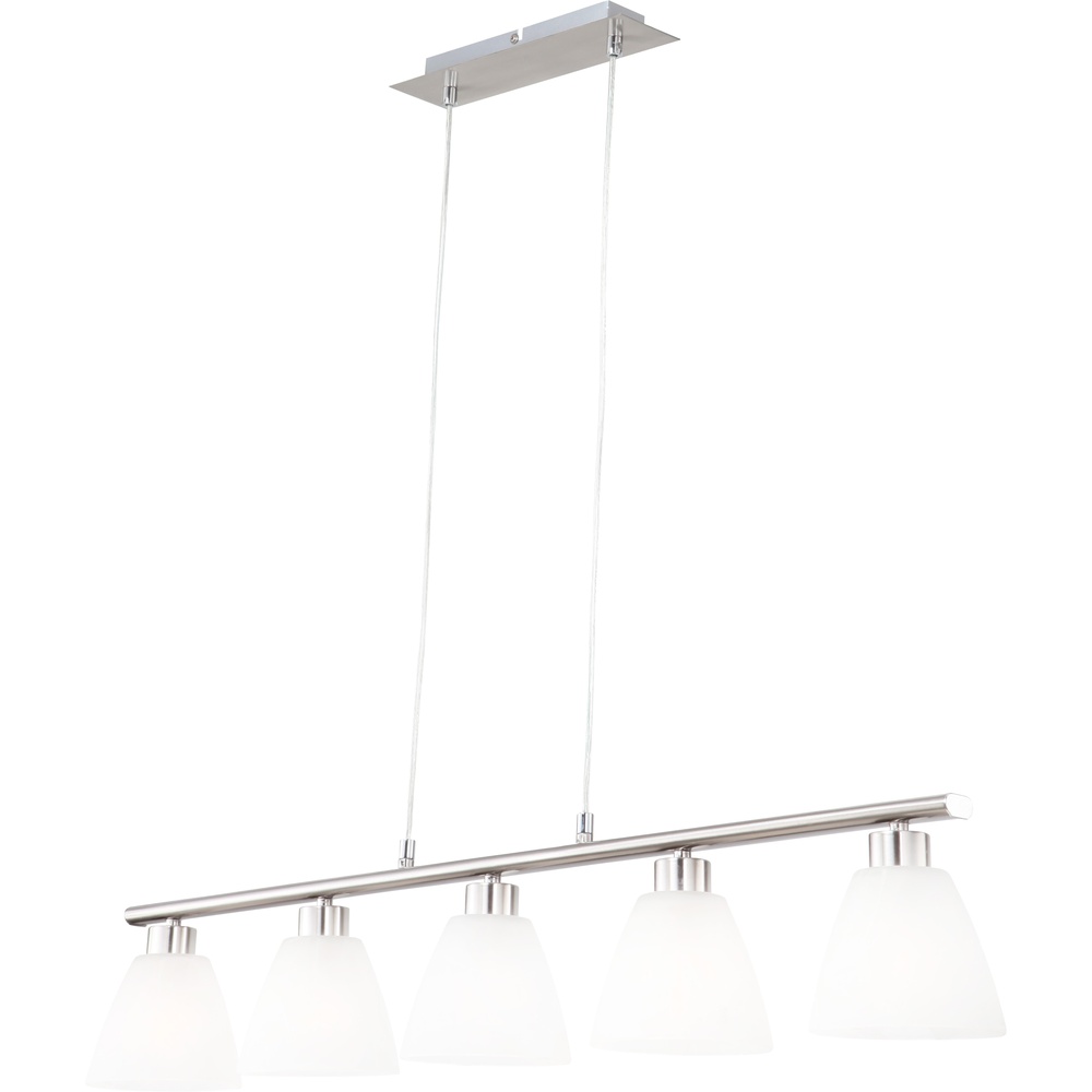 Globo Klassieke hanglamp Illimani nikkel - 68615-5