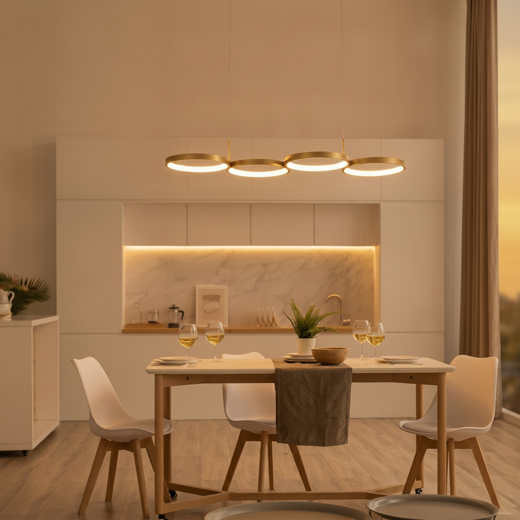 Lyora Moderne hanglampMagnus goud 84cm - 110407