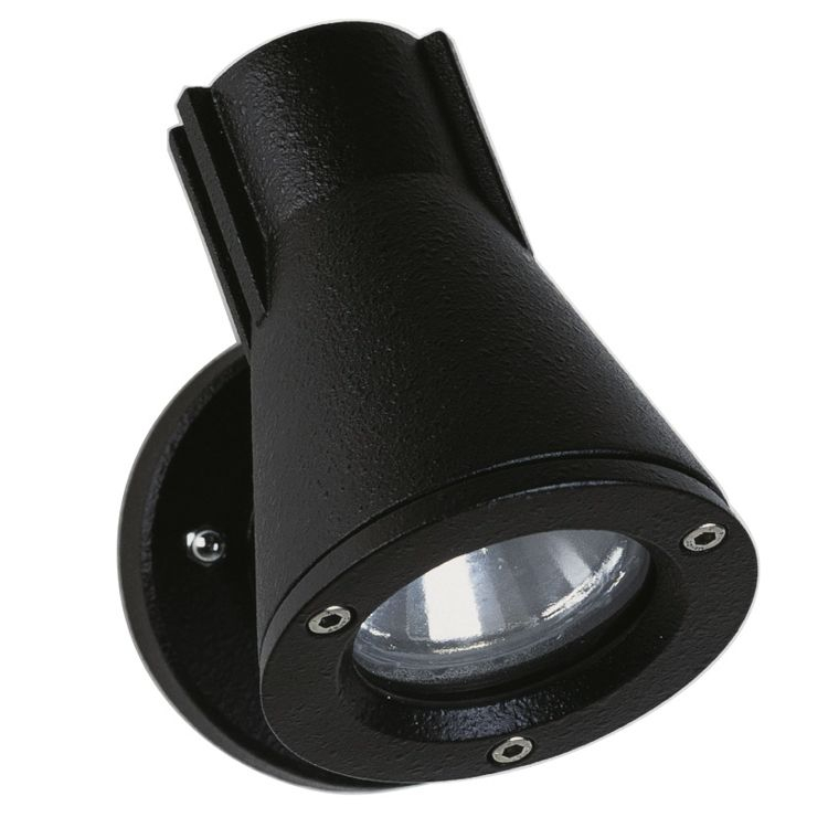 Albert Zwarte wandspot buitenOrientable 10cm - 662153