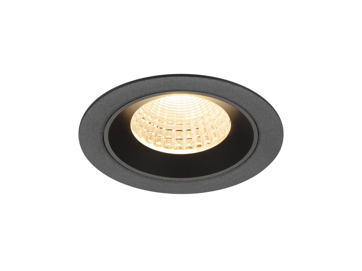 SLV InbouwspotNuminos M zwart 2700K - 55gr - 1009601