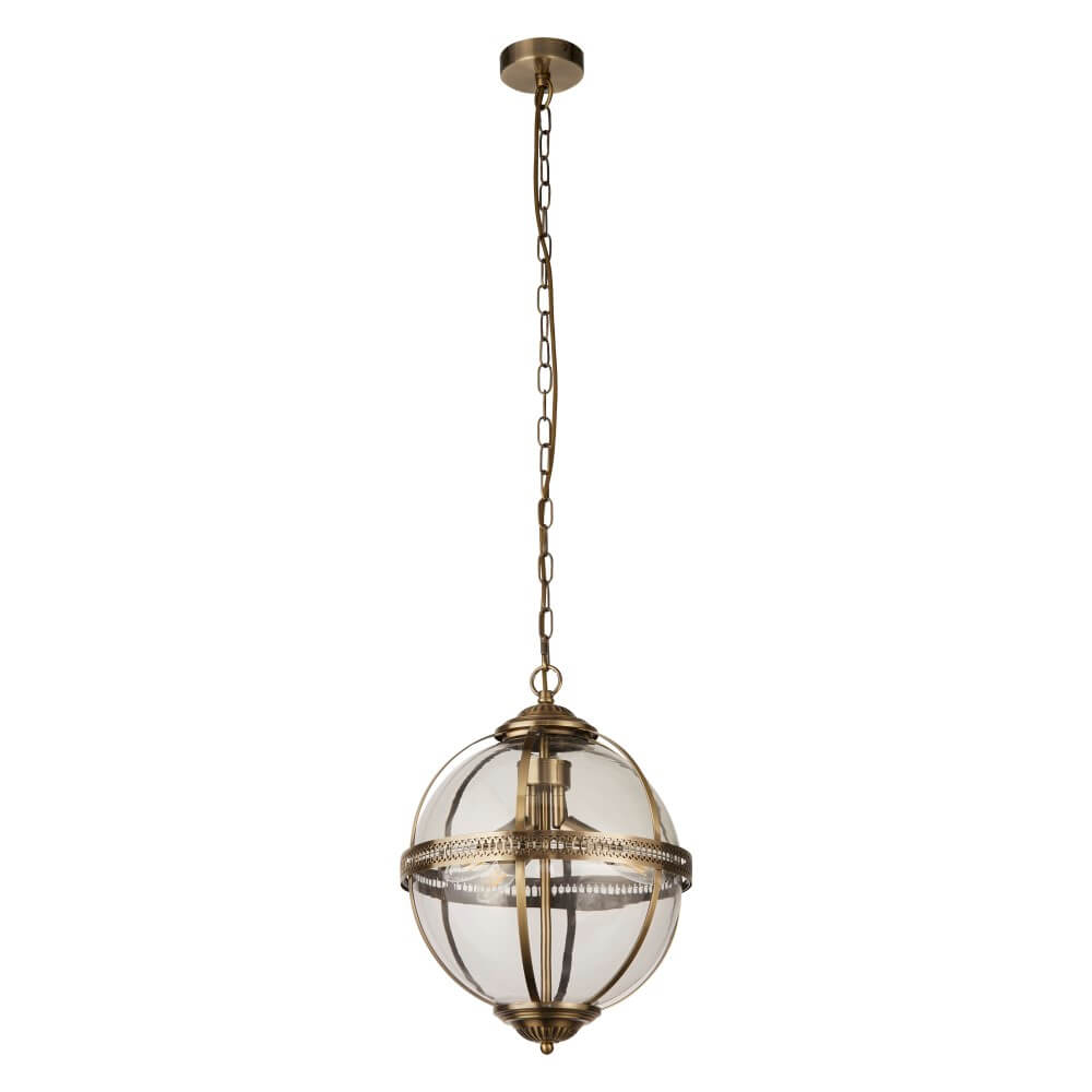 Searchlight Klassieke hanglamp Coronet goud - 44213-3AB