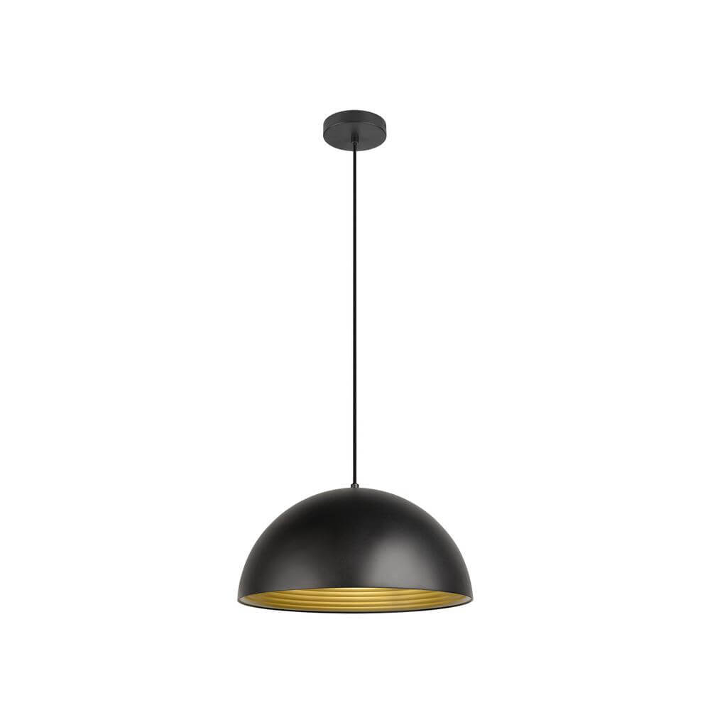 SLV Design hanglampForchini M 40 zwart met goud Ø 40cm - 1008536