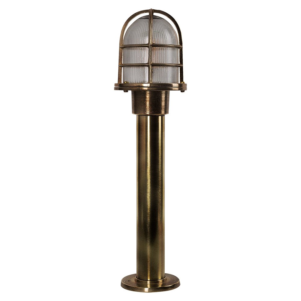KS Verlichting Terraslamp Caspian 60cm antiek messing - 6752
