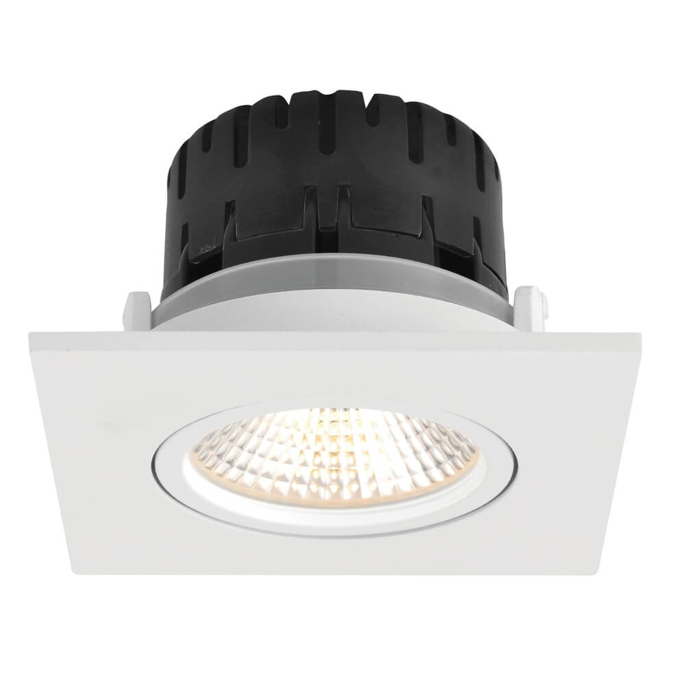 Artdelight Vierkante inbouwspot Austin wit - DL 24077 WI