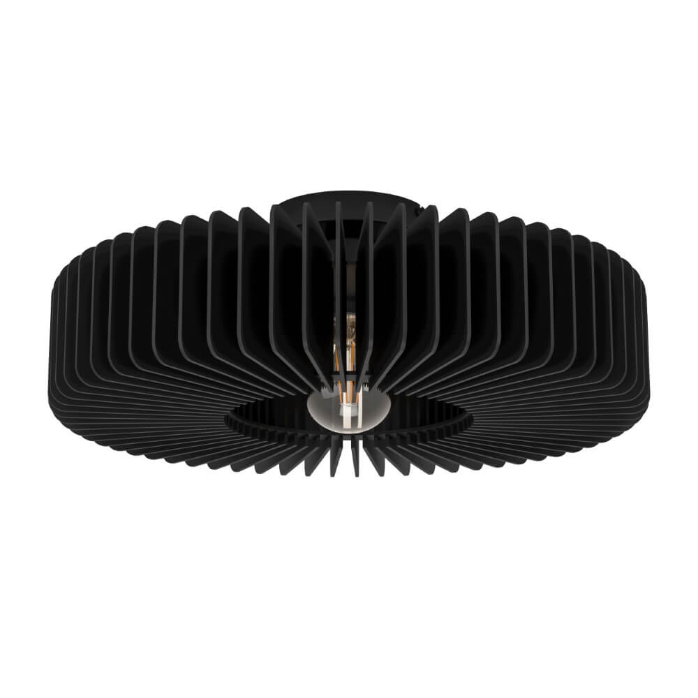 Eglo Houten plafondlamp Palombaia Ø 50cm - zwart - 900831
