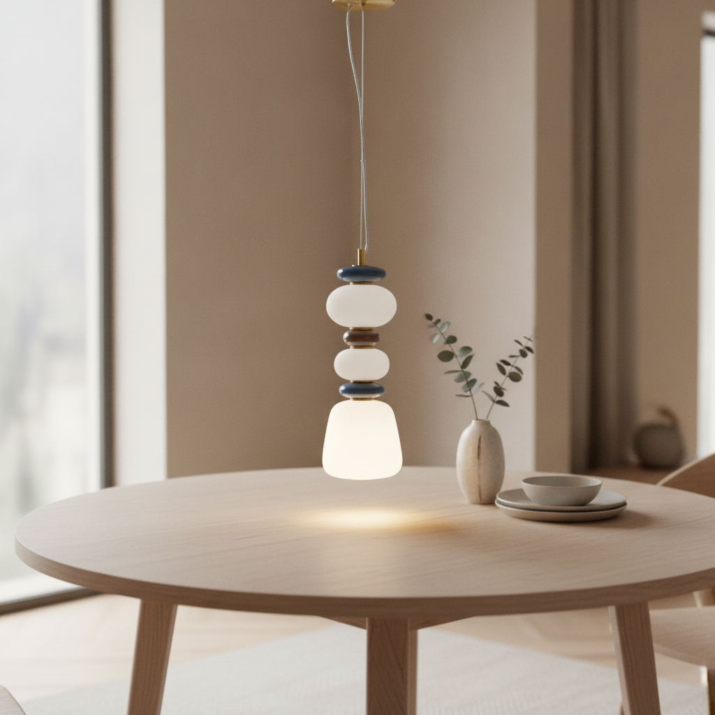 Lyora HanglampPalo wit - blauw - bruin - 9009204